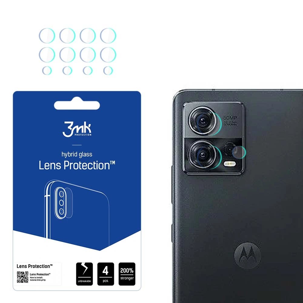 3mk Lens Protection™ hybrid camera glass for Motorola Edge 30 Fusioneng
