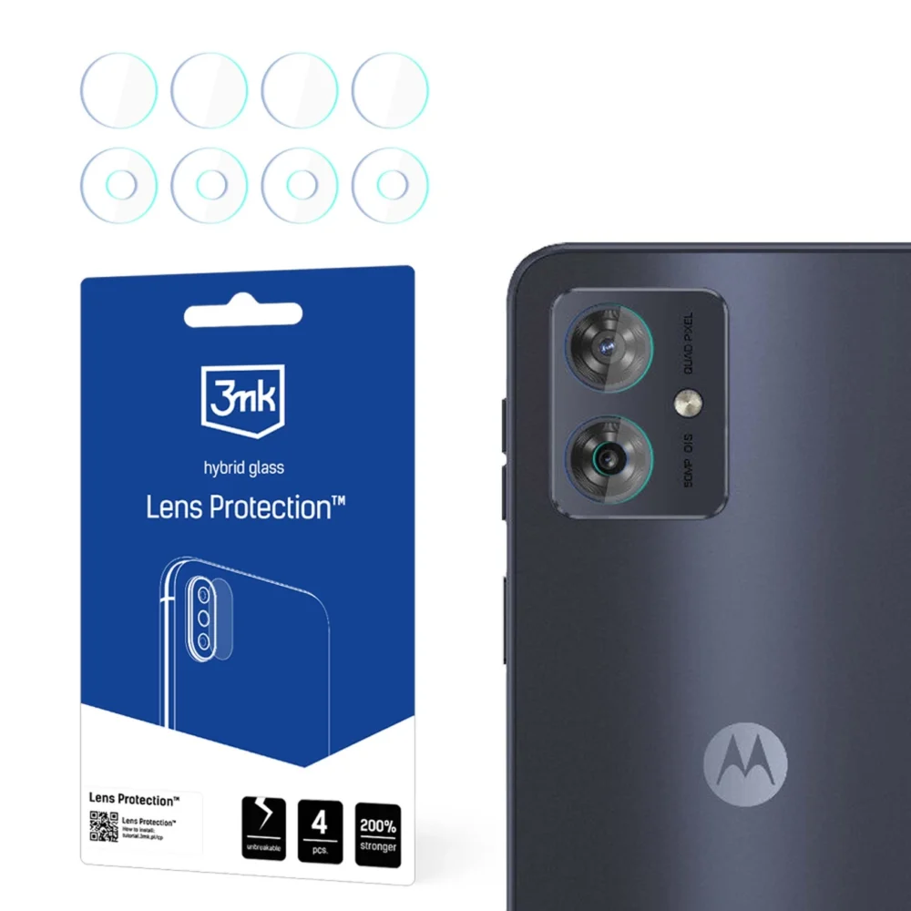 3mk Lens Protection™ hybrid camera glass for Motorola Moto G04seng
