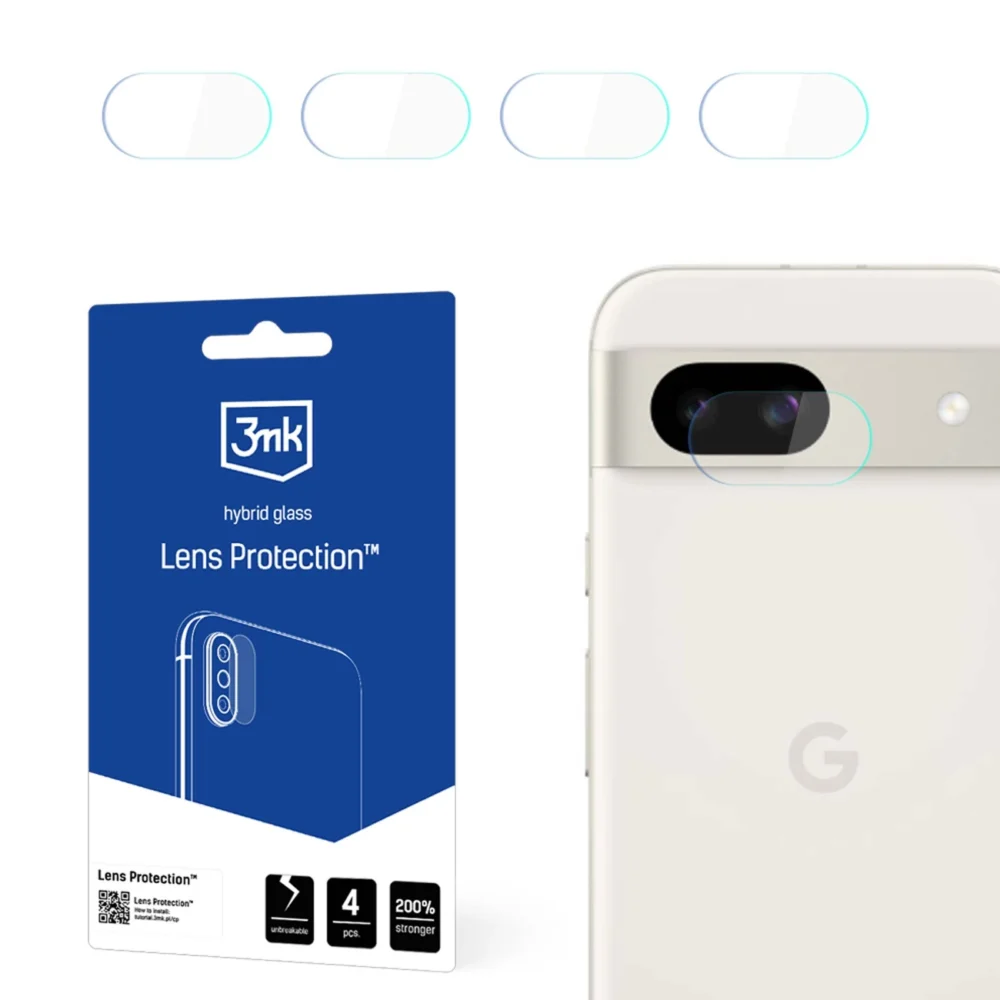 3mk Lens Protection™ hybrid camera glass for Google Pixel 8A 5Geng