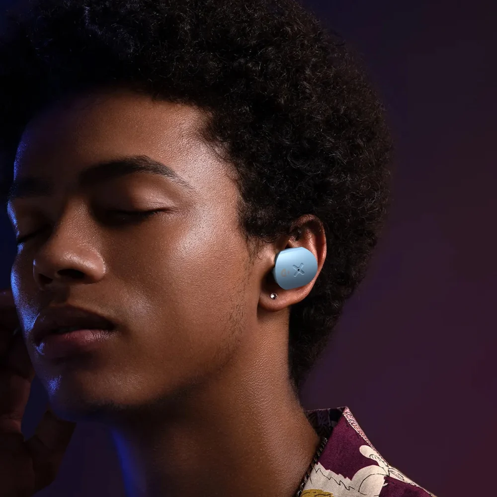 Choetech BH-T22 LightAura VocalSound wireless TWS Bluetooth 5.3 headphones - blueeng