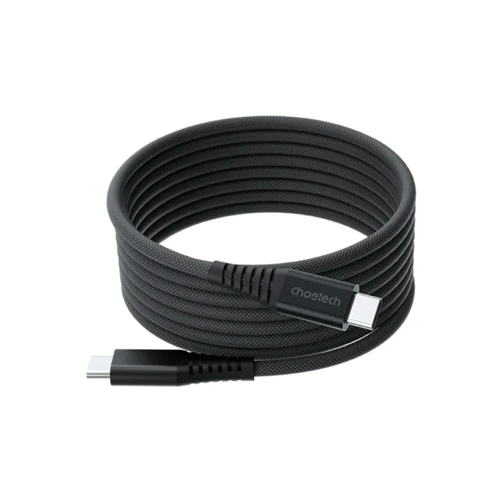 Choetech XCC-1051 magnetic USB-C / USB-C PD 3.1 cable 240W 1.8m - blackeng