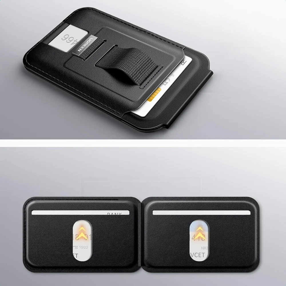 Ugreen Magnetic Wallet 45166 magnetic MagSafe with stand and finger holder - blackeng