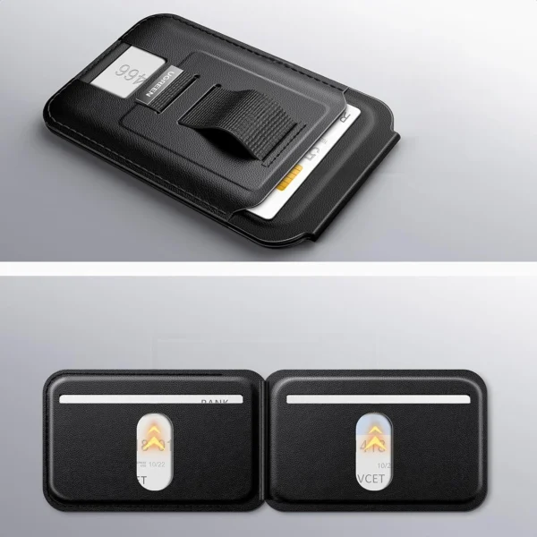 Ugreen Magnetic Wallet 45166 magnetic MagSafe with stand and finger holder - blackeng
