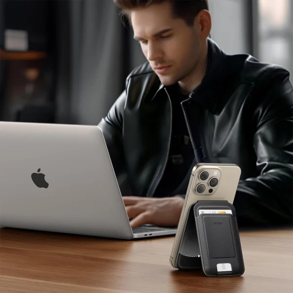 Ugreen Magnetic Wallet 45165 magnetic MagSafe with stand - blackeng