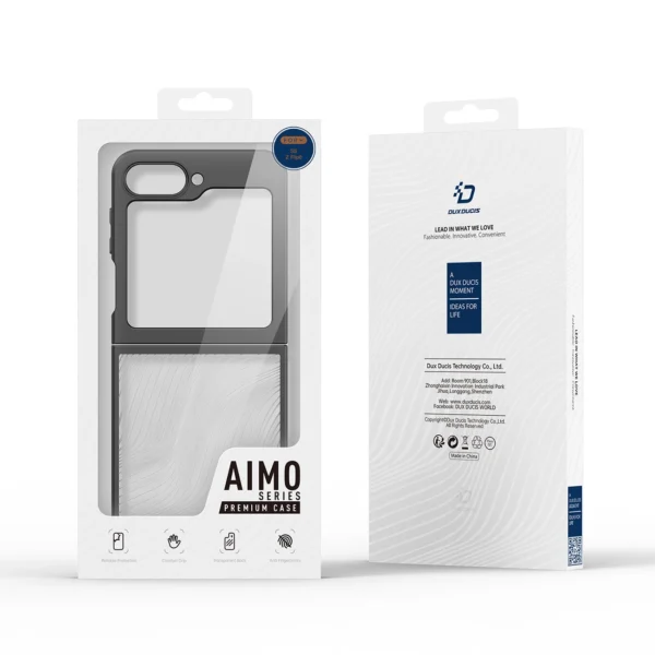 Dux Ducis Aimo case for Samsung Galaxy Z Flip 6 - blackeng