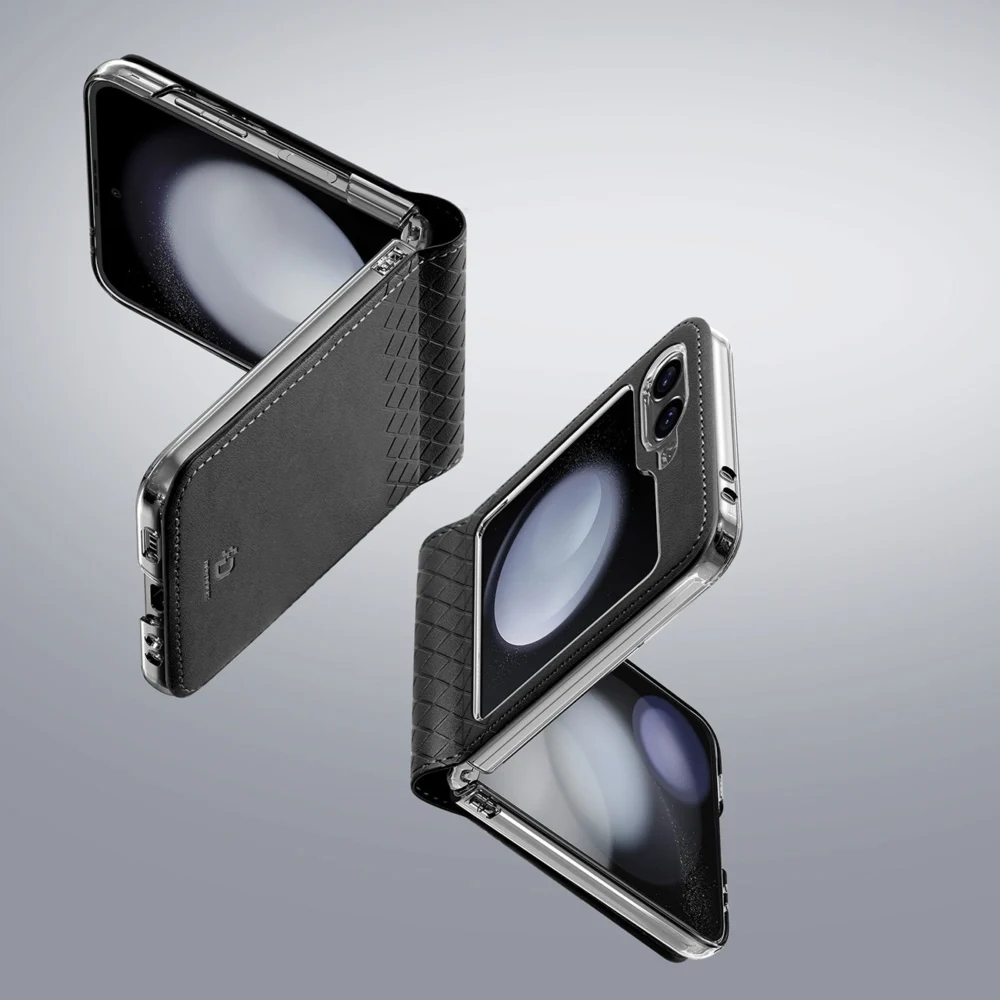 Dux Ducis Brill leather case for Samsung Galaxy Z Flip 6 - blackeng