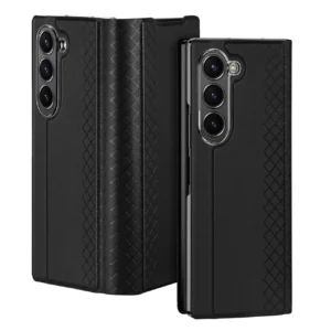 Dux Ducis Brill leather case for Samsung Galaxy Z Fold 6 with flap and card slot - blackeng