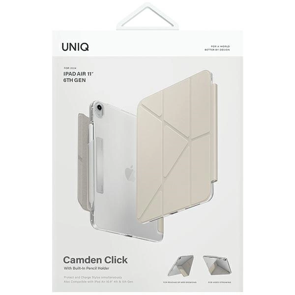 Uniq Camden Click case for iPad Air 11" 2024 - beigeeng