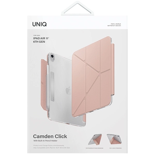 Uniq Camden Click case for iPad Air 11" 2024 - pinkeng
