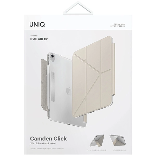 Uniq Camden Click case for iPad Air 13" 2024 - beigeeng
