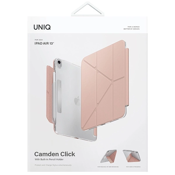 Uniq Camden Click case for iPad Air 13" 2024 - pinkeng