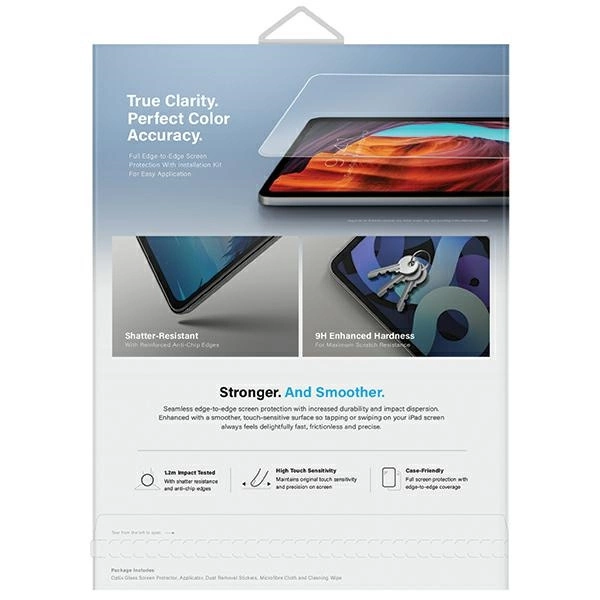 Uniq Optix Clear tempered glass with applicator for iPad Pro 13" 2024eng