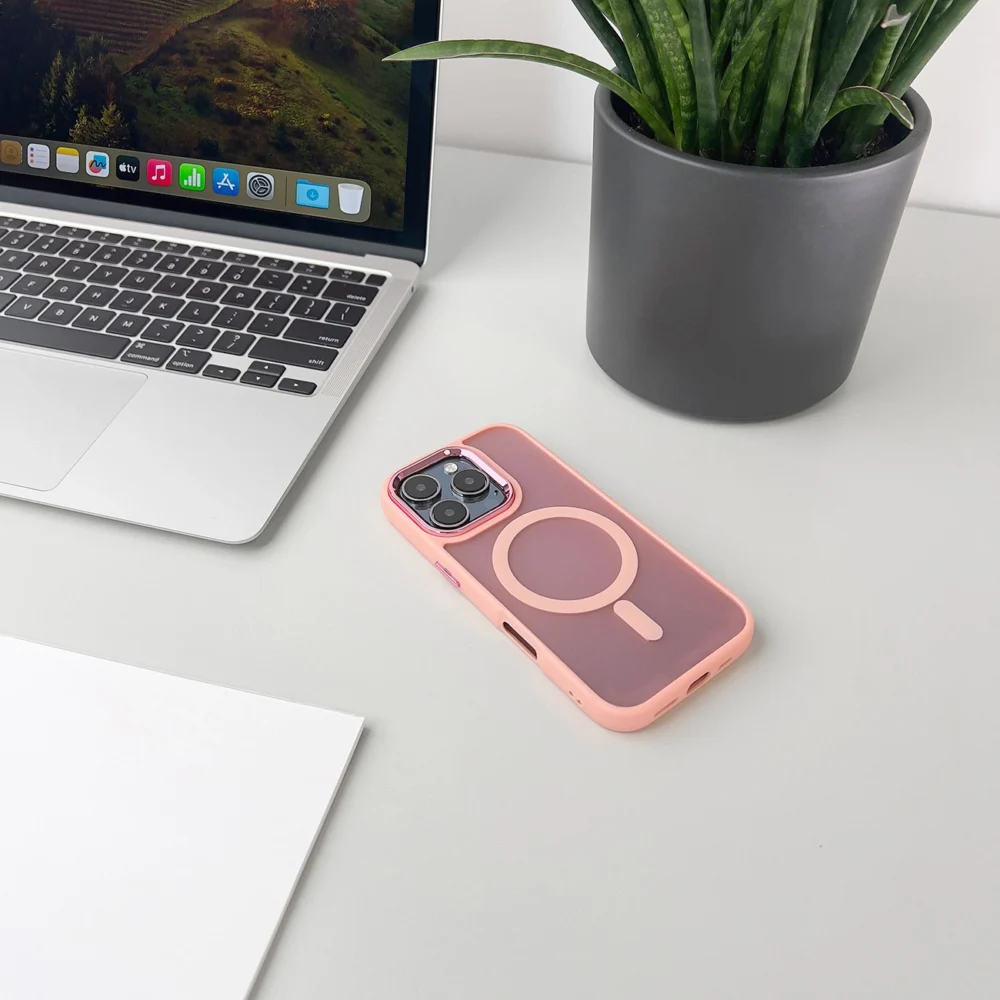 Magnetic Collection MagSafe iPhone 16 Pro Case - Pinkeng