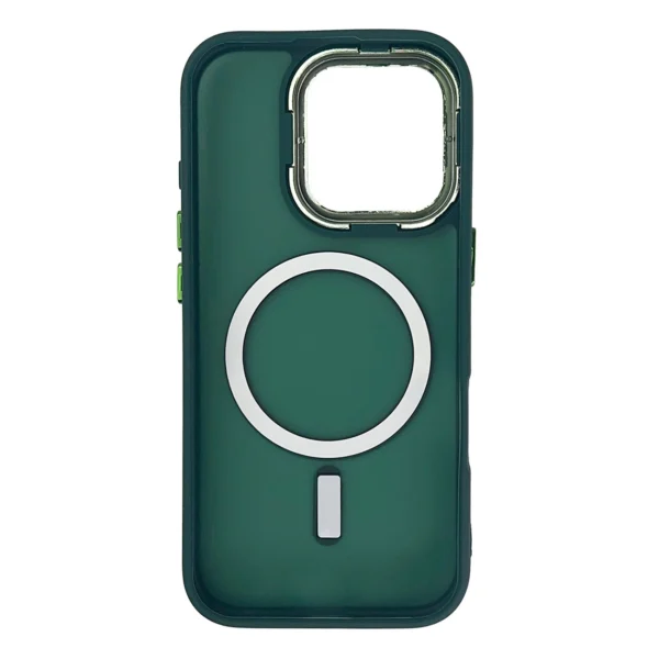 Magnetic Collection MagSafe iPhone 16 Pro Case - Dark Greeneng