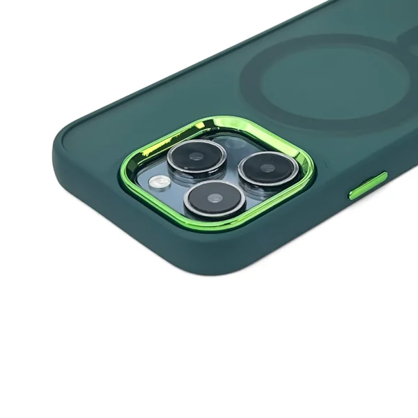 Magnetic Collection MagSafe iPhone 16 Pro Case - Dark Greeneng