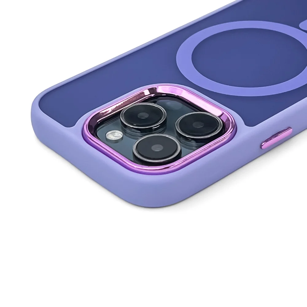 Magnetic Collection MagSafe iPhone 16 Pro Max Case - Purpleeng