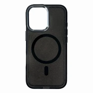 Glitter Case MagSafe for iPhone 16 Plus - black with glittereng