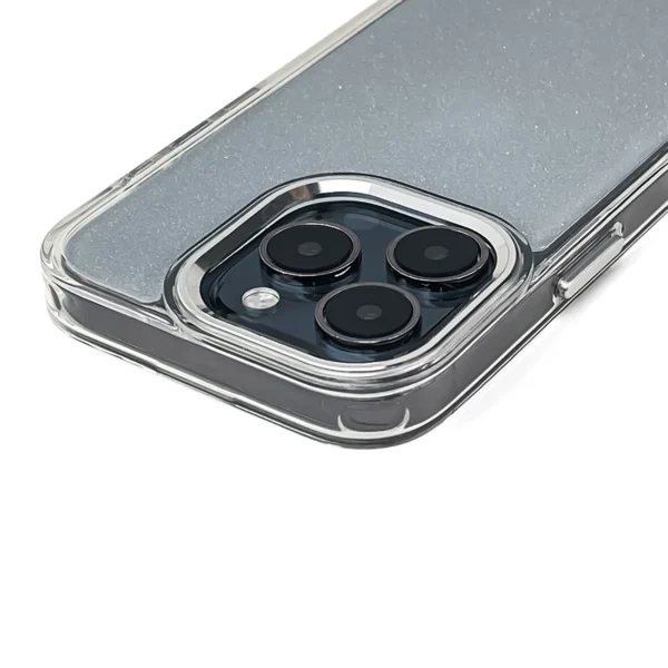 Glitter Case for iPhone 16 - transparent with glittereng