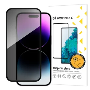 Wozinsky Privacy Glass Tempered Glass Privacy with Anti-spy Filter for iPhone 16 Proeng
