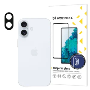 Wozinsky Full Camera Glass 9H tempered glass for the iPhone 16 cameraeng