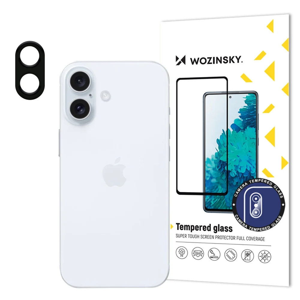 Wozinsky Full Camera Glass 9H tempered glass for the iPhone 16 Plus cameraeng