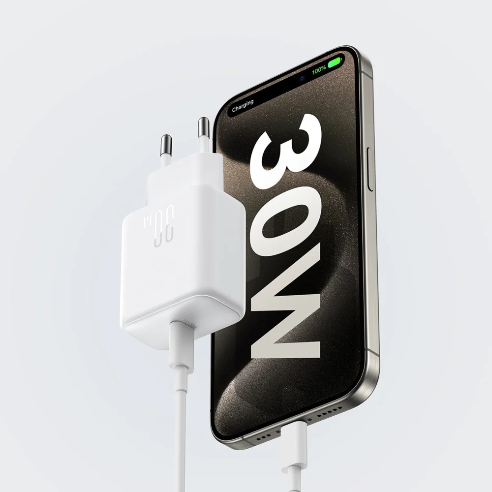 Joyroom JR-TCF24 USB-C PD 30W QC SFC network charger - whiteeng
