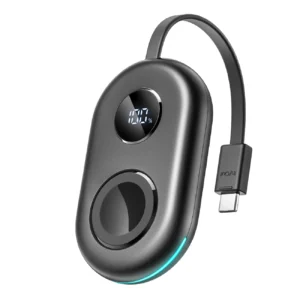 Joyroom JR-W09 3W Wireless Charging Power Bank with USB-C Cable for Apple Watch - Blackeng
