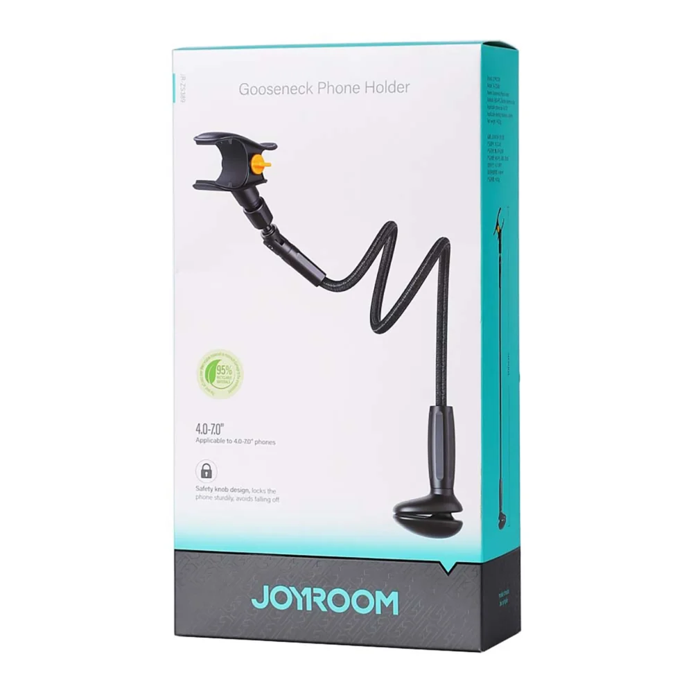 Joyroom JR-ZS389 holder with flexible arm for a desk phone - blackeng