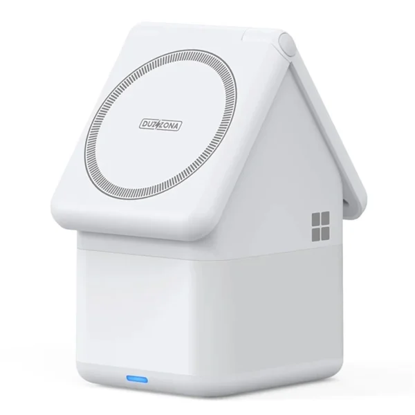 Duzzona W20 15W 4in1 inductive charger for iPhone / AirPods / Apple Watch with night lamp - whiteeng