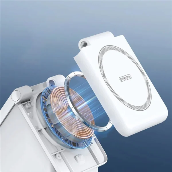 Duzzona W20 15W 4in1 inductive charger for iPhone / AirPods / Apple Watch with night lamp - whiteeng