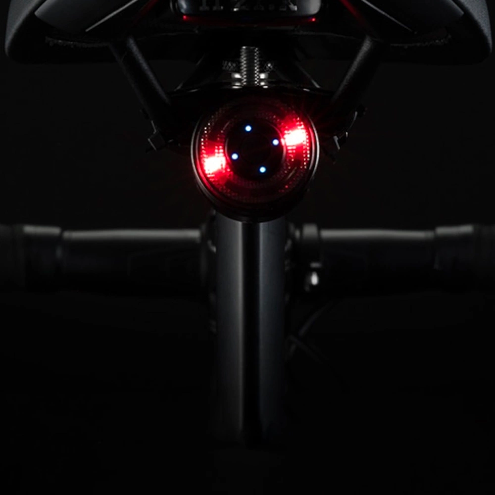 Rockbros Q1 rear bicycle light 7 colors LED + USB-C - USB-A cable - blackeng