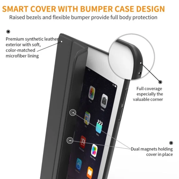 Tech-Protect SmartCase for iPad 9.7'' 5 / 6 2017-2018 - blackeng