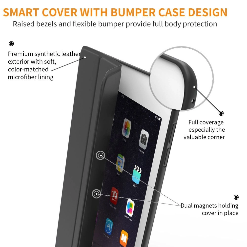 Tech-Protect SmartCase for iPad 9.7'' 5 / 6 2017-2018 - blackeng