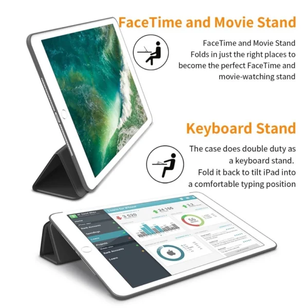 Tech-Protect SmartCase for iPad 9.7'' 5 / 6 2017-2018 - blackeng