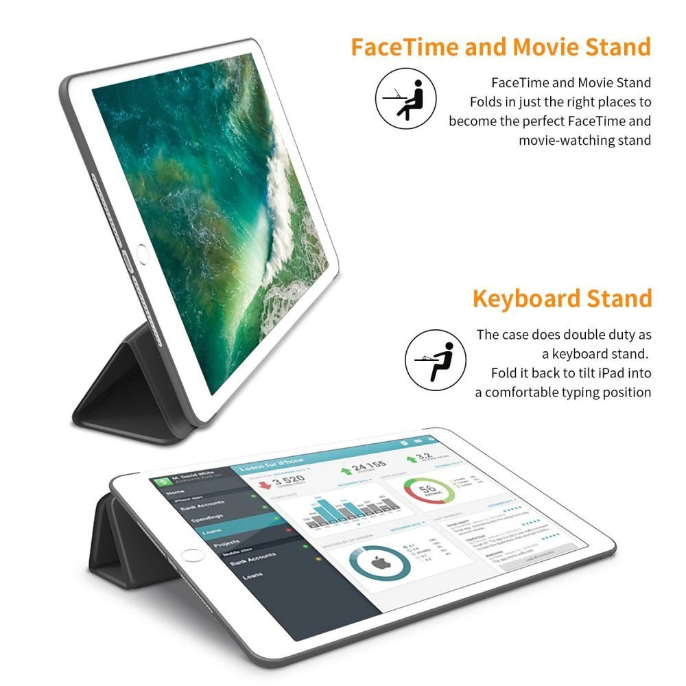 Tech-Protect SmartCase for iPad Air 9.7'' 2 2014 - Blackeng