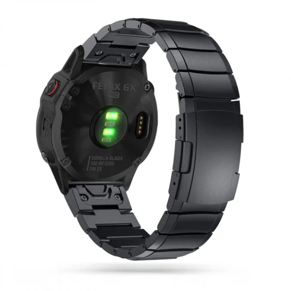 Tech-Protect SteelBand Bracelet for Garmin Fenix 3 / 5X / 3HR / 5X Plus / 6X / 6X Pro / 7X - Blackeng