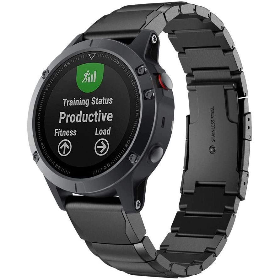 Tech-Protect SteelBand Bracelet for Garmin Fenix 3 / 5X / 3HR / 5X Plus / 6X / 6X Pro / 7X - Blackeng