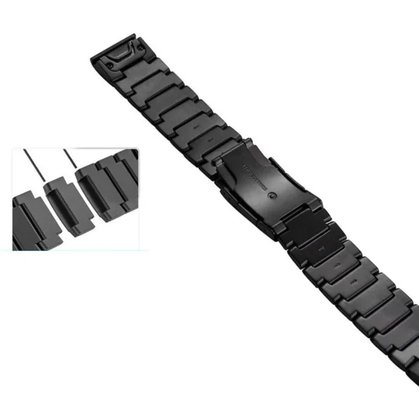 Tech-Protect SteelBand Bracelet for Garmin Fenix 3 / 5X / 3HR / 5X Plus / 6X / 6X Pro / 7X - Blackeng