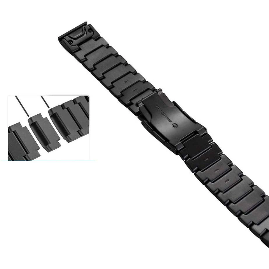 Tech-Protect SteelBand Bracelet for Garmin Fenix 3 / 5X / 3HR / 5X Plus / 6X / 6X Pro / 7X - Blackeng