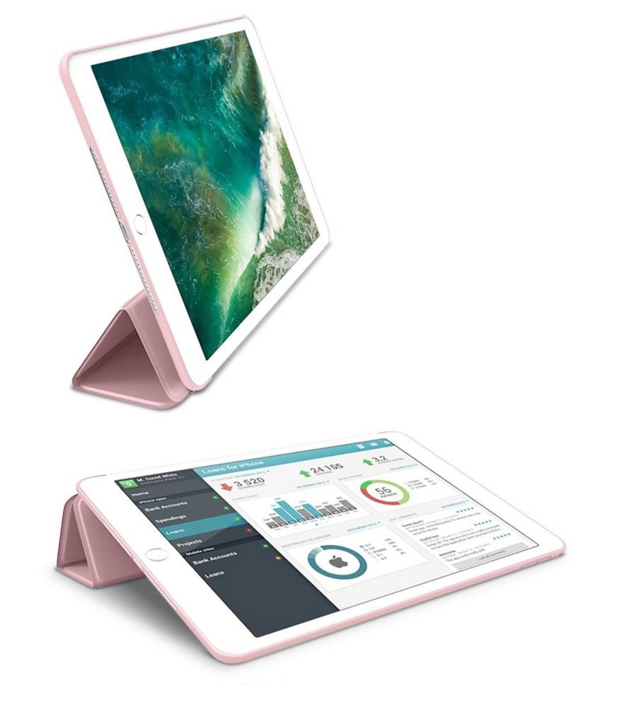 Tech-Protect SmartCase for iPad 9.7'' 5 / 6 / 2017-2018 - pinkeng