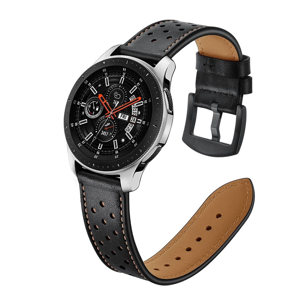 Tech-Protect Leather Strap for Samsung Galaxy Watch 46mm - Blackeng