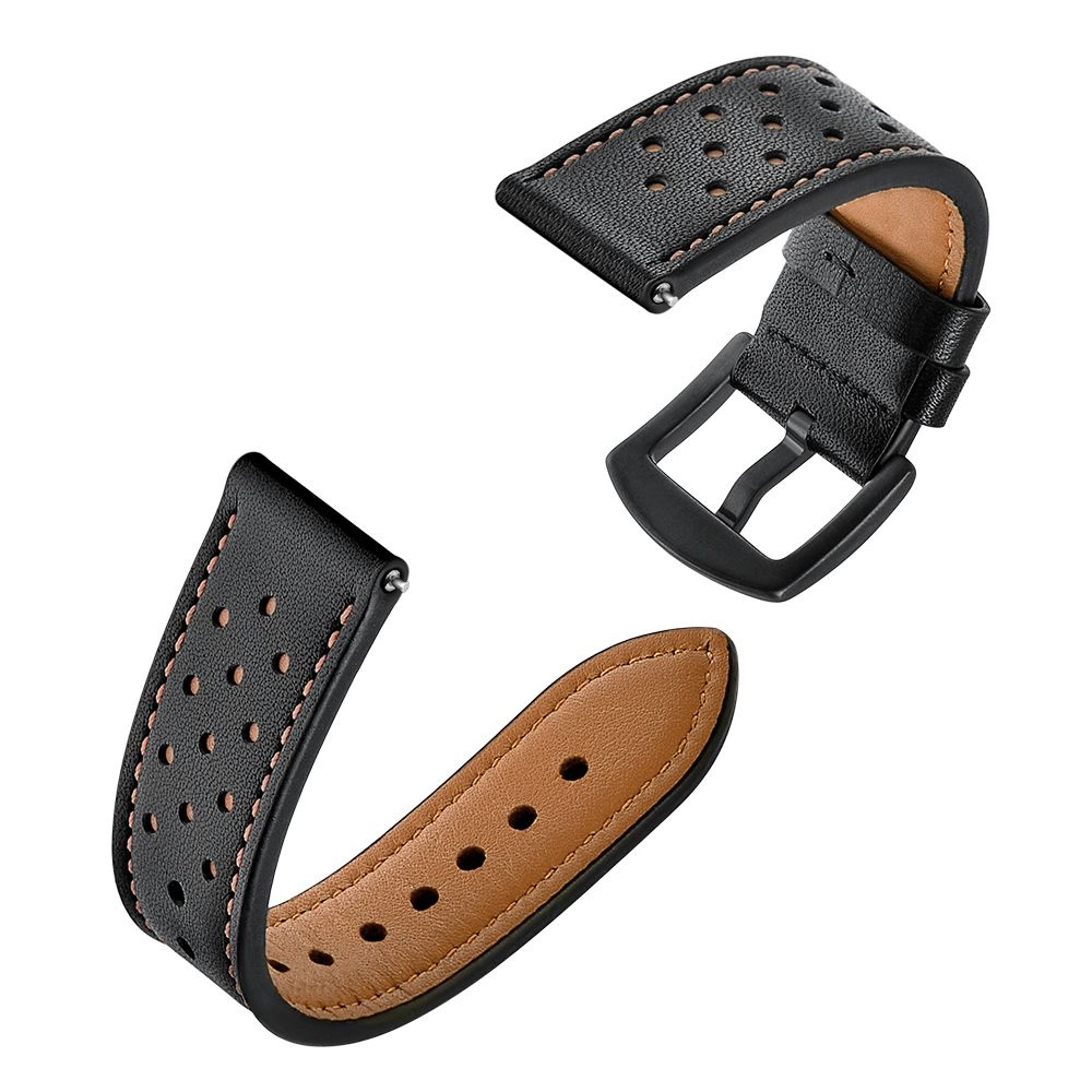 Tech-Protect Leather Strap for Samsung Galaxy Watch 46mm - Blackeng