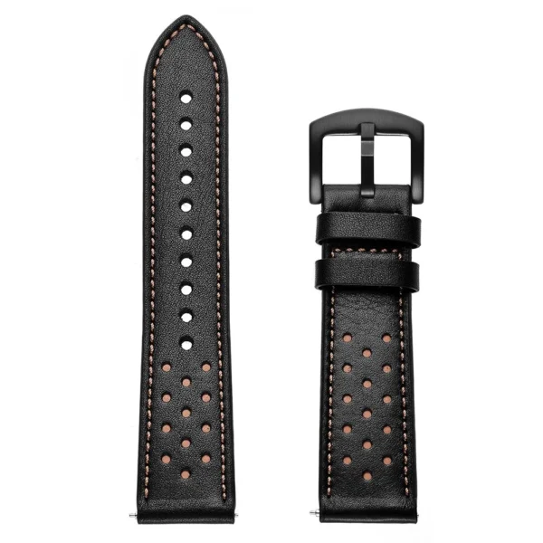 Tech-Protect Leather Strap for Samsung Galaxy Watch 46mm - Blackeng