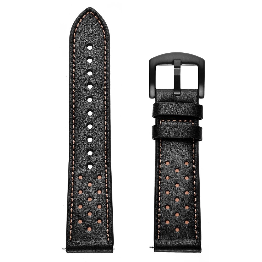 Tech-Protect Leather Strap for Samsung Galaxy Watch 46mm - Blackeng