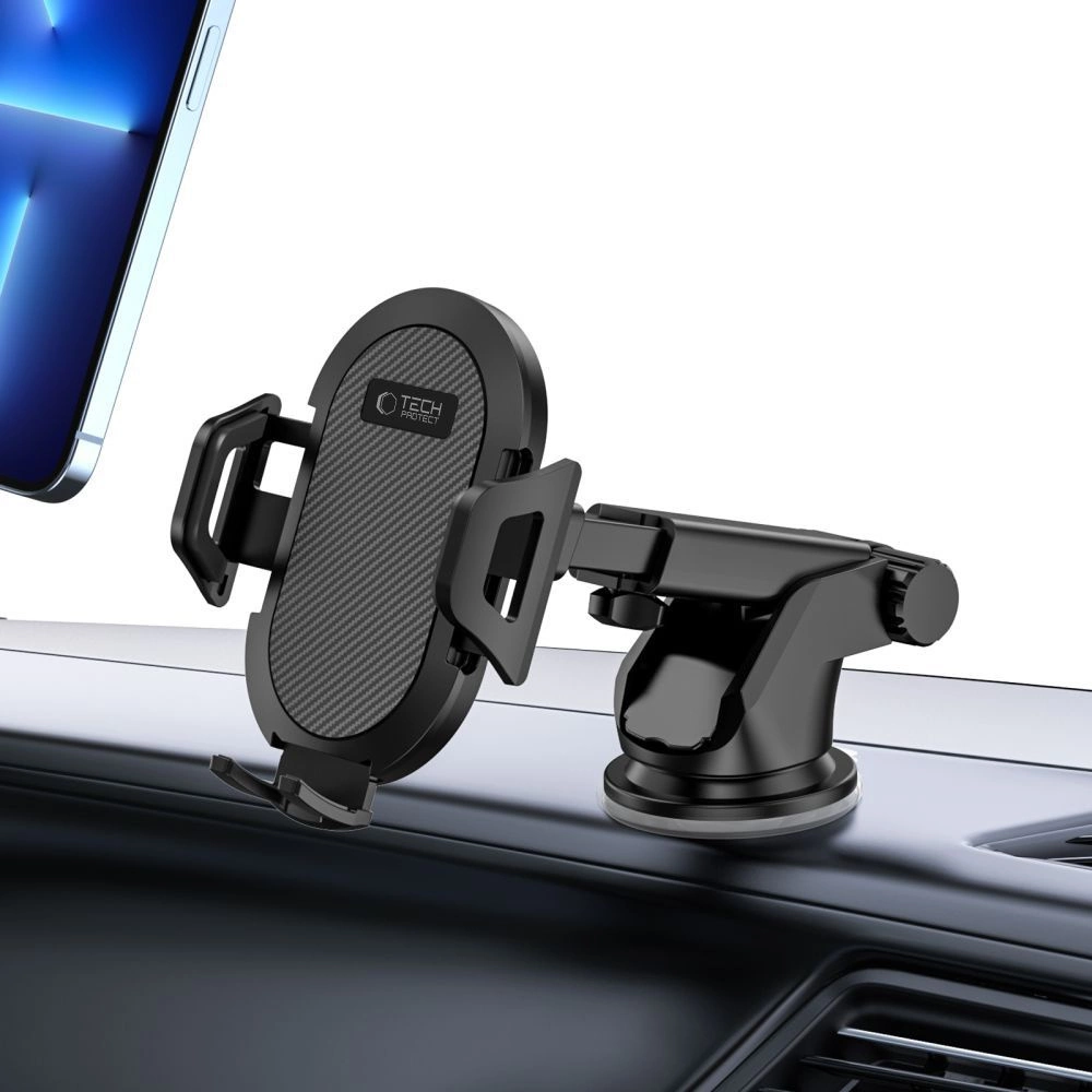 Tech-Protect V1 Car Phone Holder for Windshield/Cockpit - Blackeng