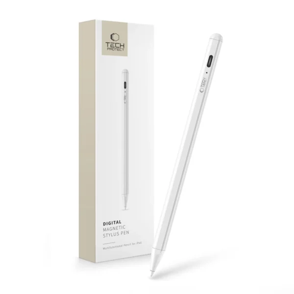 Tech-Protect Digital Stylus Magnetic for iPad - Whiteeng