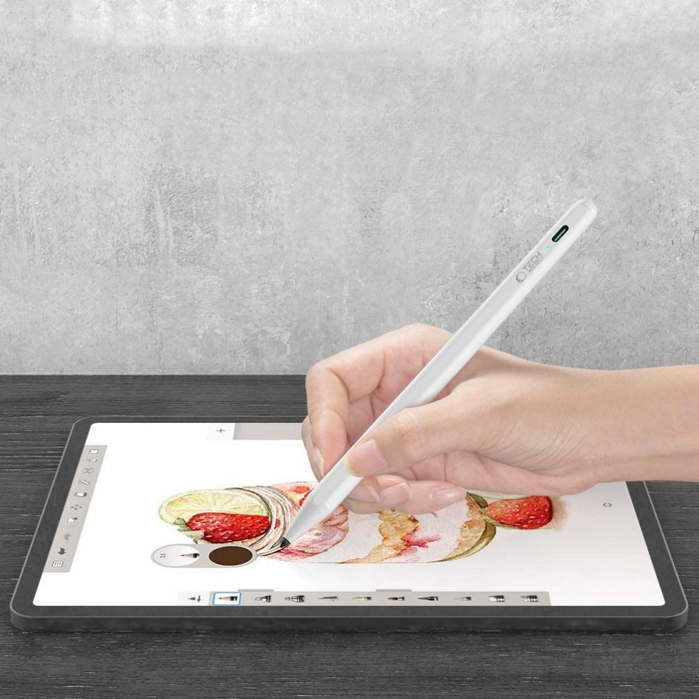 Tech-Protect Digital Stylus Magnetic for iPad - Whiteeng