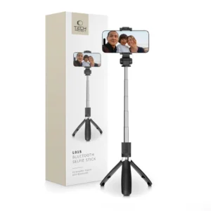 Tech-Protect L01S Bluetooth Selfie Stick with Tripod up to 70cm - Blackeng