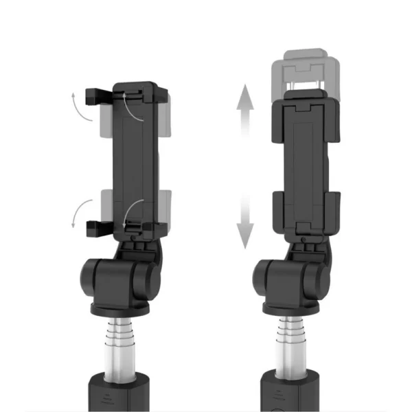 Tech-Protect L01S Bluetooth Selfie Stick with Tripod up to 70cm - Blackeng