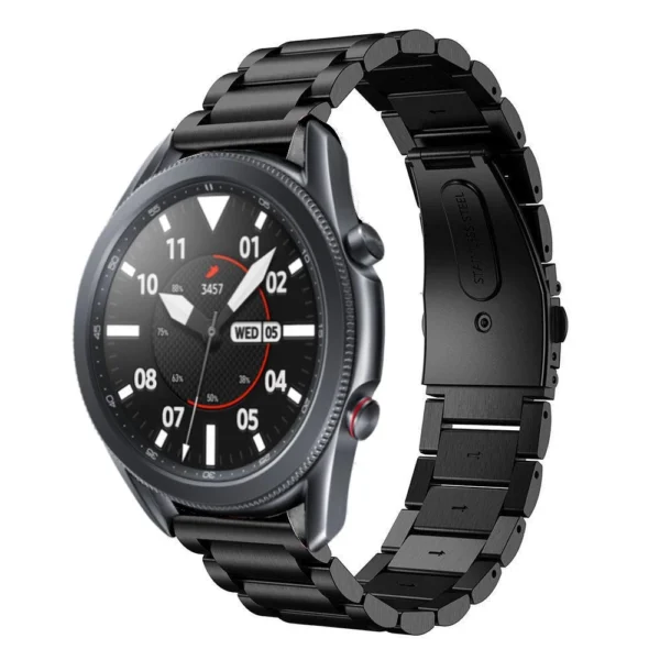 Tech-Protect Stainless Bracelet for Samsung Galaxy Watch 3 45mm - Blackeng